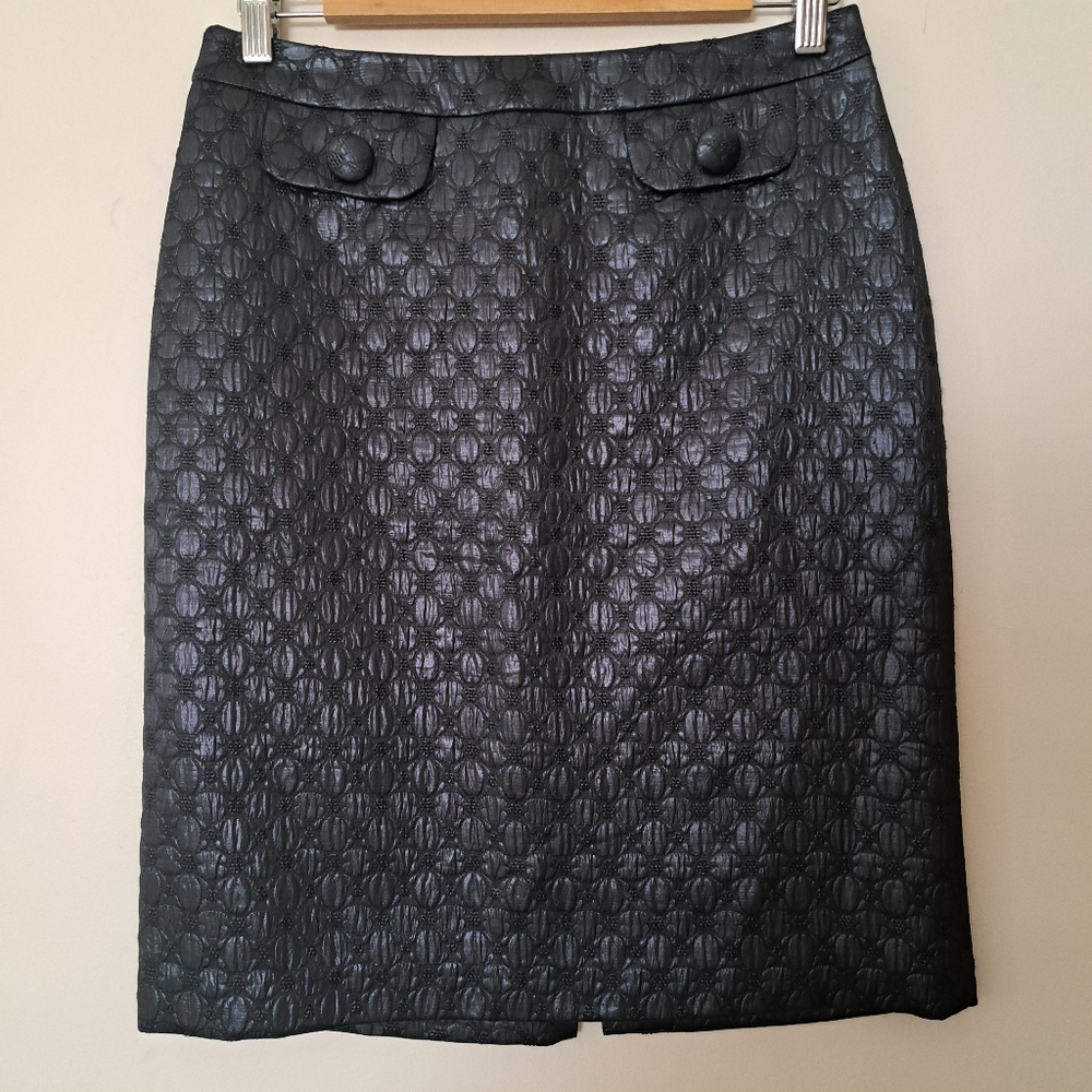 Tristan Black Brocart Skirt